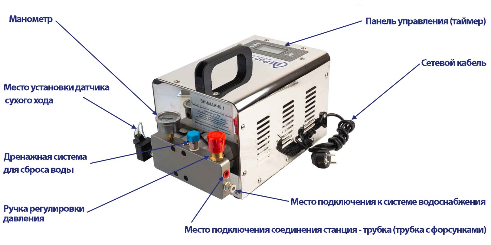 Увлажнитель высокого давления К-2,5Т